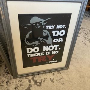 Star Wars custom prints with frames.